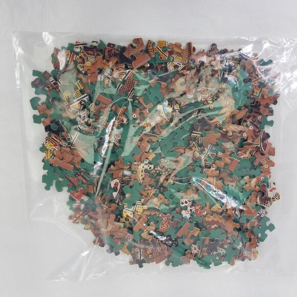 Springbok Ukrainian Folk Art Circular Puzzle Pysanky Easter Eggs Complete 1977 - Picture 11 of 13